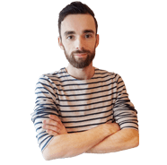 Jean-Baptiste Hunel, responsable digital de l'agence B-to-B Design